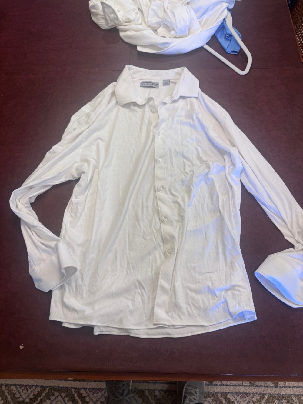 Men’s XL soft jersey knit dress shirt